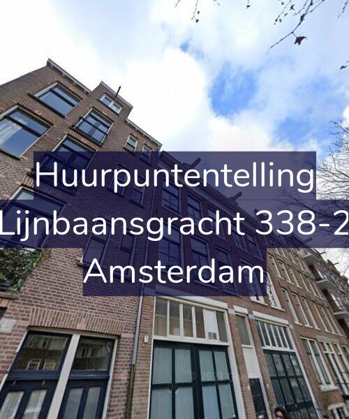 Foto gevel Huurpuntentelling voor Lijnbaansgracht 338-2, Amsterdam