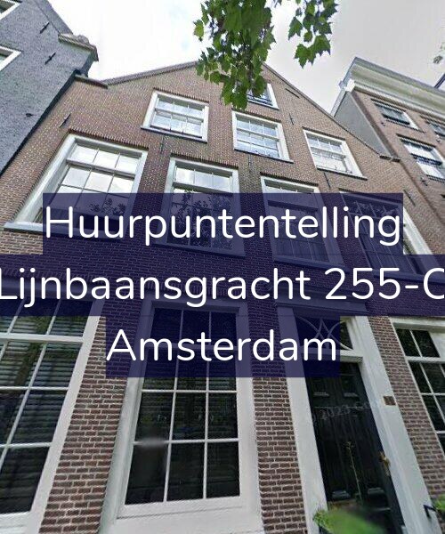 Foto gevel Huurpuntentelling voor Lijnbaansgracht 255-C, Amsterdam