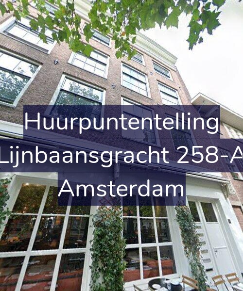 Foto gevel Huurpuntentelling voor Lijnbaansgracht 258-A, Amsterdam