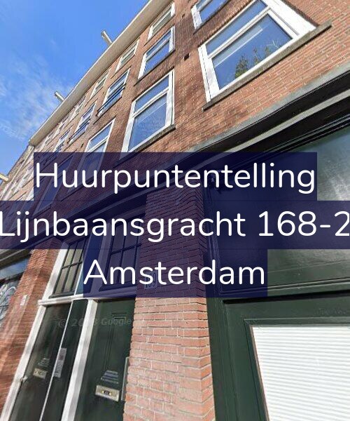 Foto gevel Huurpuntentelling voor Lijnbaansgracht 168-2, Amsterdam