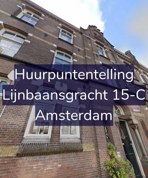 Foto gevel Huurpuntentelling voor Lijnbaansgracht 15-C, Amsterdam