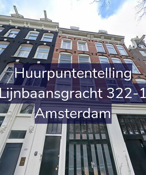 Foto gevel Huurpuntentelling voor Lijnbaansgracht 322-1, Amsterdam