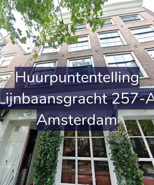 Foto gevel Huurpuntentelling voor Lijnbaansgracht 257-A, Amsterdam