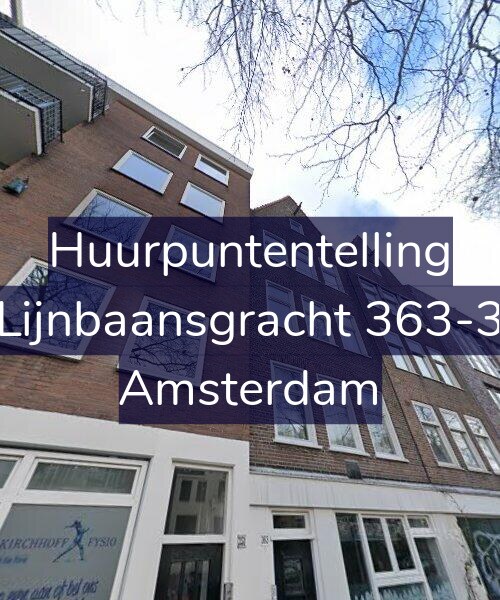Foto gevel Huurpuntentelling voor Lijnbaansgracht 363-3, Amsterdam