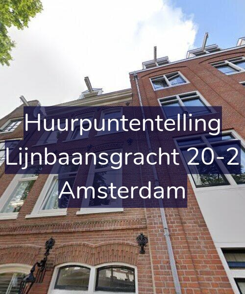 Foto gevel Huurpuntentelling voor Lijnbaansgracht 20-2, Amsterdam