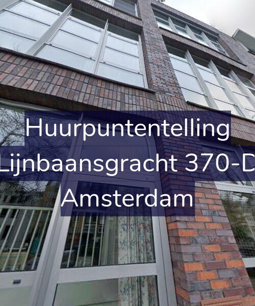 Foto gevel Huurpuntentelling voor Lijnbaansgracht 370-D, Amsterdam