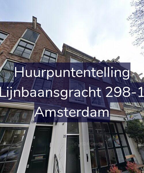 Foto gevel Huurpuntentelling voor Lijnbaansgracht 298-1, Amsterdam