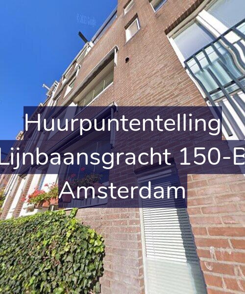 Foto gevel Huurpuntentelling voor Lijnbaansgracht 150-B, Amsterdam