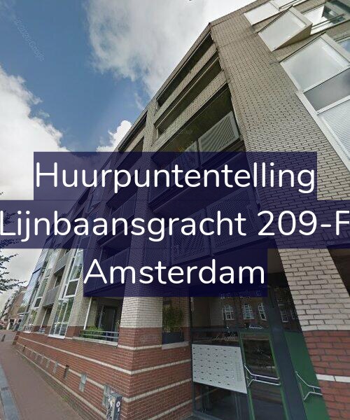 Foto gevel Huurpuntentelling voor Lijnbaansgracht 209-F, Amsterdam