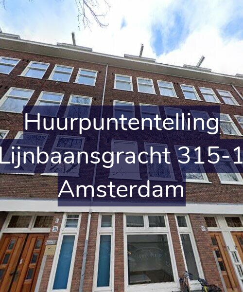 Foto gevel Huurpuntentelling voor Lijnbaansgracht 315-1, Amsterdam