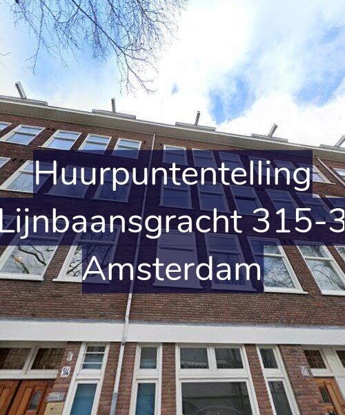 Foto gevel Huurpuntentelling voor Lijnbaansgracht 315-3, Amsterdam