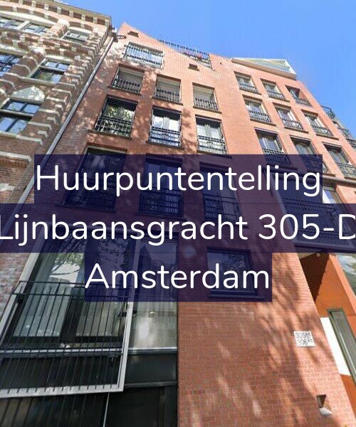 Foto gevel Huurpuntentelling voor Lijnbaansgracht 305-D, Amsterdam