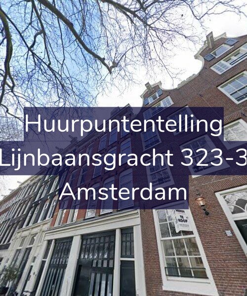 Foto gevel Huurpuntentelling voor Lijnbaansgracht 323-3, Amsterdam