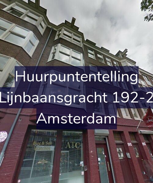 Foto gevel Huurpuntentelling voor Lijnbaansgracht 192-2, Amsterdam