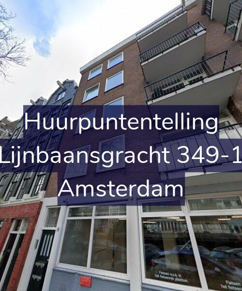 Foto gevel Huurpuntentelling voor Lijnbaansgracht 349-1, Amsterdam