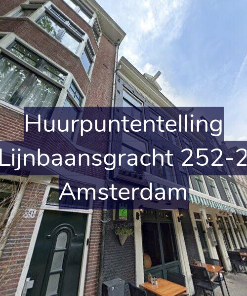 Foto gevel Huurpuntentelling voor Lijnbaansgracht 252-2, Amsterdam
