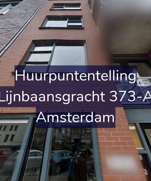 Foto gevel Huurpuntentelling voor Lijnbaansgracht 373-A, Amsterdam