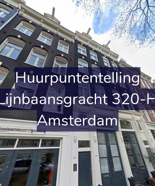 Foto gevel Huurpuntentelling voor Lijnbaansgracht 320-H, Amsterdam