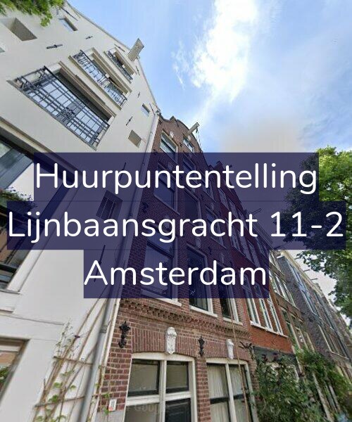 Foto gevel Huurpuntentelling voor Lijnbaansgracht 11-2, Amsterdam