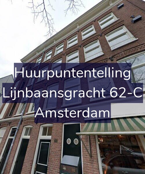 Foto gevel Huurpuntentelling voor Lijnbaansgracht 62-C, Amsterdam