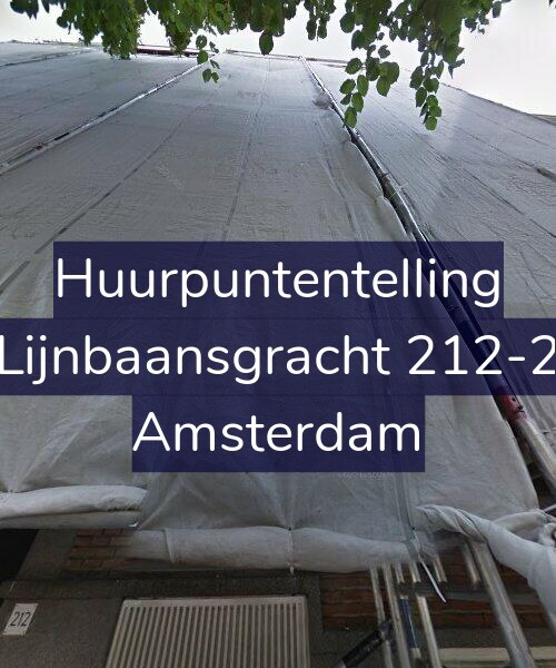 Foto gevel Huurpuntentelling voor Lijnbaansgracht 212-2, Amsterdam