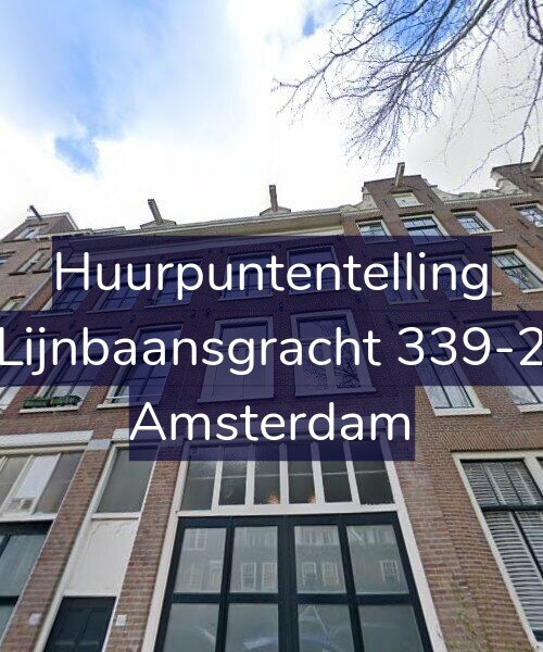 Foto gevel Huurpuntentelling voor Lijnbaansgracht 339-2, Amsterdam