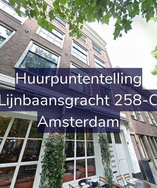 Foto gevel Huurpuntentelling voor Lijnbaansgracht 258-C, Amsterdam