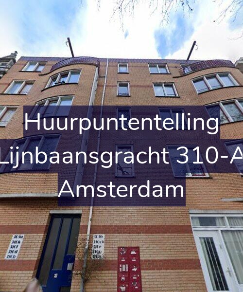 Foto gevel Huurpuntentelling voor Lijnbaansgracht 310-A, Amsterdam