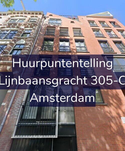 Foto gevel Huurpuntentelling voor Lijnbaansgracht 305-C, Amsterdam