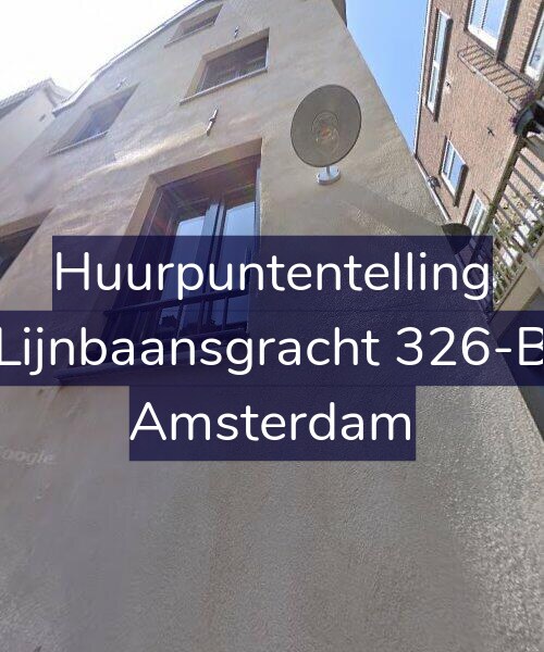 Foto gevel Huurpuntentelling voor Lijnbaansgracht 326-B, Amsterdam
