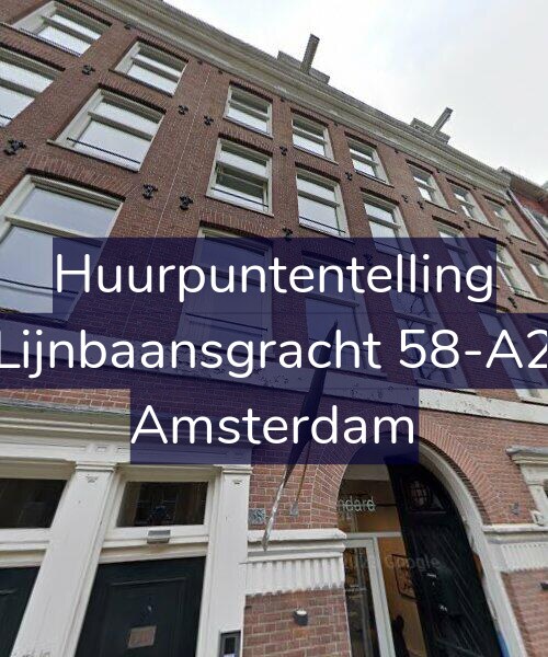 Foto gevel Huurpuntentelling voor Lijnbaansgracht 58-A2, Amsterdam