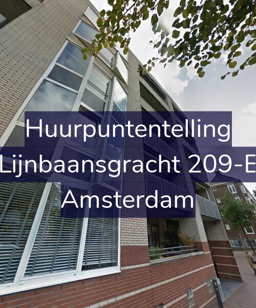 Foto gevel Huurpuntentelling voor Lijnbaansgracht 209-E, Amsterdam
