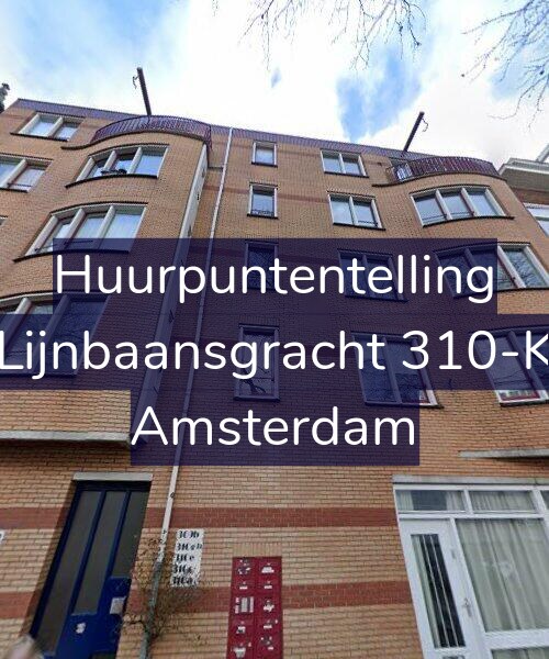 Foto gevel Huurpuntentelling voor Lijnbaansgracht 310-K, Amsterdam