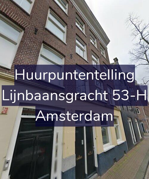 Foto gevel Huurpuntentelling voor Lijnbaansgracht 53-H, Amsterdam