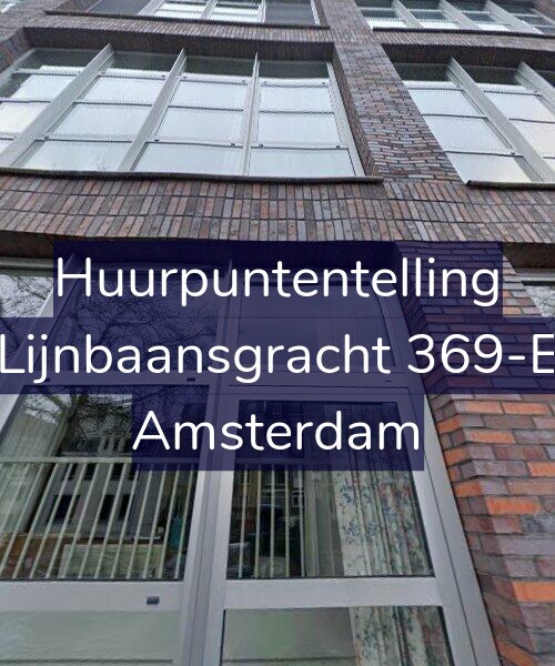 Foto gevel Huurpuntentelling voor Lijnbaansgracht 369-E, Amsterdam