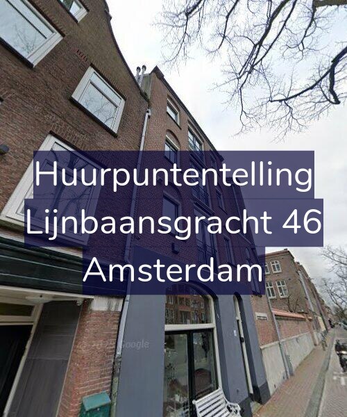 Foto gevel Huurpuntentelling voor Lijnbaansgracht 46, Amsterdam