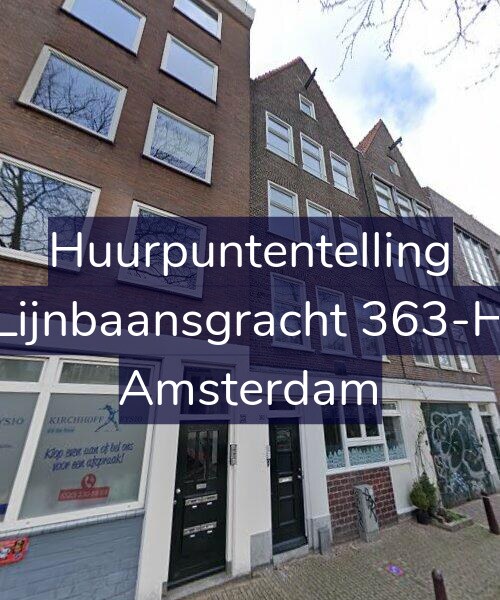 Foto gevel Huurpuntentelling voor Lijnbaansgracht 363-H, Amsterdam