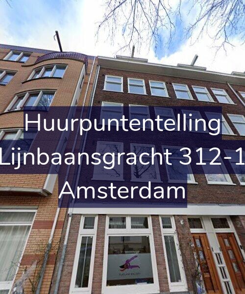 Foto gevel Huurpuntentelling voor Lijnbaansgracht 312-1, Amsterdam