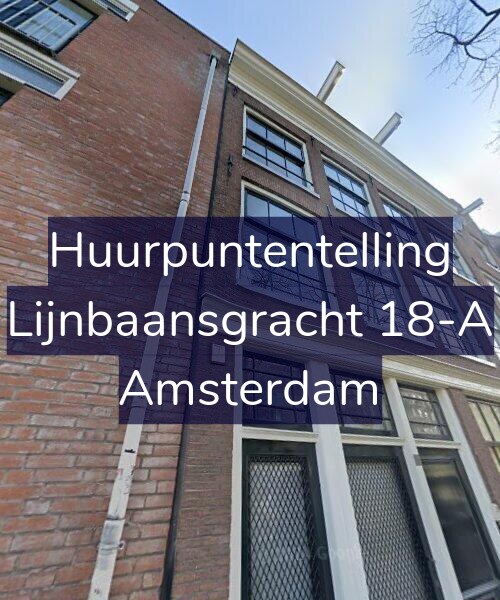 Foto gevel Huurpuntentelling voor Lijnbaansgracht 18-A, Amsterdam