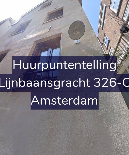Foto gevel Huurpuntentelling voor Lijnbaansgracht 326-C, Amsterdam