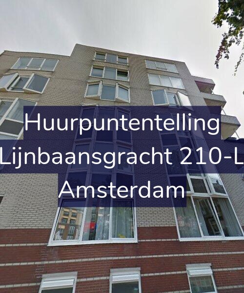 Foto gevel Huurpuntentelling voor Lijnbaansgracht 210-L, Amsterdam