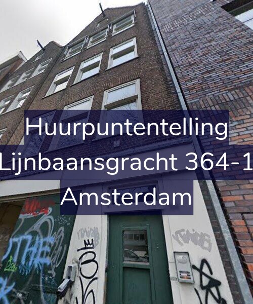 Foto gevel Huurpuntentelling voor Lijnbaansgracht 364-1, Amsterdam