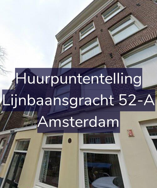 Foto gevel Huurpuntentelling voor Lijnbaansgracht 52-A, Amsterdam