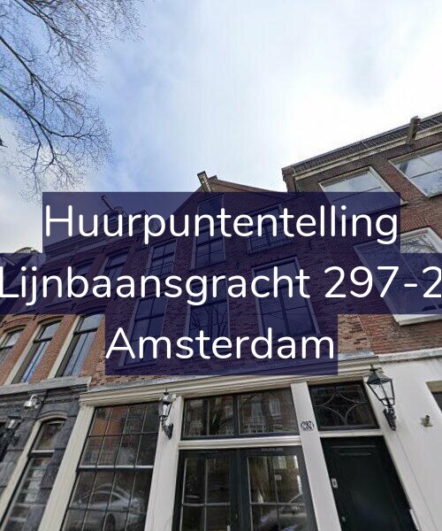 Foto gevel Huurpuntentelling voor Lijnbaansgracht 297-2, Amsterdam