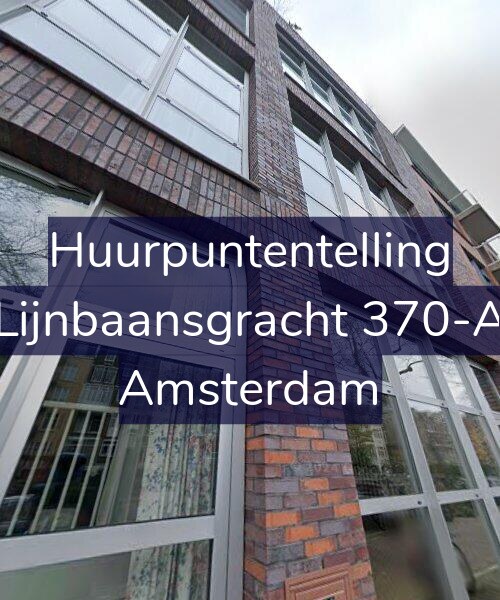 Foto gevel Huurpuntentelling voor Lijnbaansgracht 370-A, Amsterdam