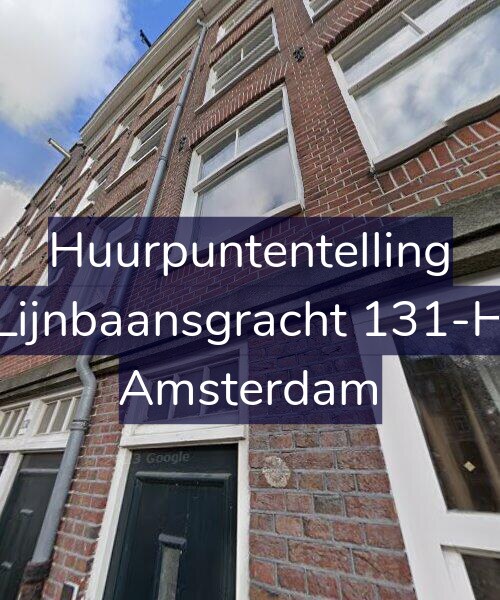 Foto gevel Huurpuntentelling voor Lijnbaansgracht 131-H, Amsterdam
