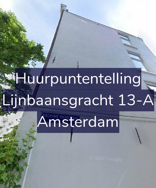 Foto gevel Huurpuntentelling voor Lijnbaansgracht 13-A, Amsterdam