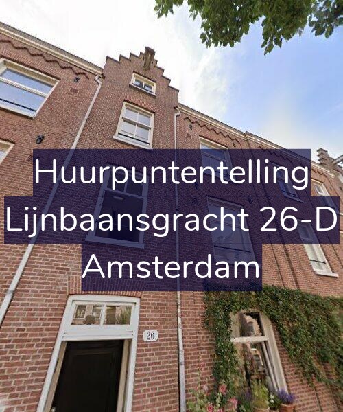 Foto gevel Huurpuntentelling voor Lijnbaansgracht 26-D, Amsterdam