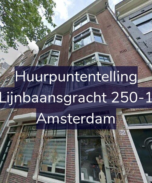 Foto gevel Huurpuntentelling voor Lijnbaansgracht 250-1, Amsterdam