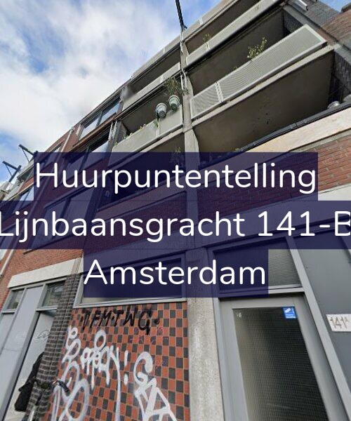 Foto gevel Huurpuntentelling voor Lijnbaansgracht 141-B, Amsterdam